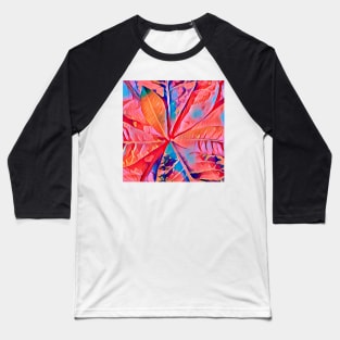 Rubber Plant Abstracted Baseball T-Shirt